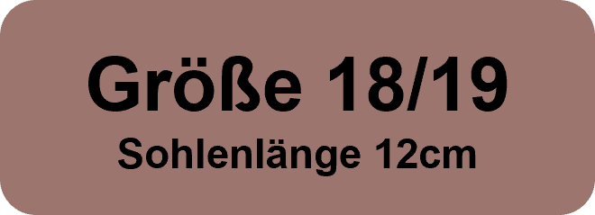 Größe 18/19 Sohlenlänge 12cm