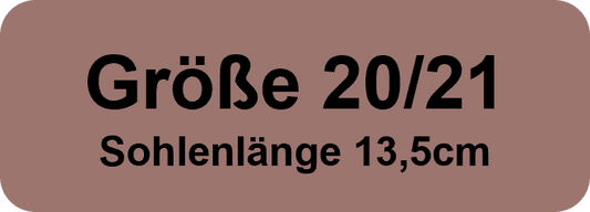 Größe 20/21 Sohlenlänge 13,5cm