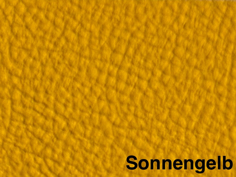 Leder Sonnengelb