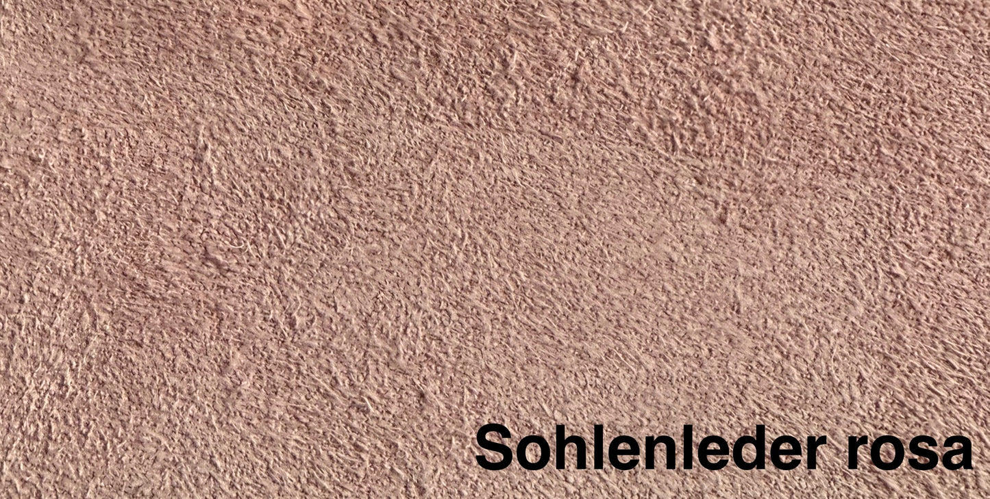 Sohlenleder rosa