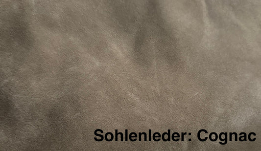 Sohlenleder Cognac