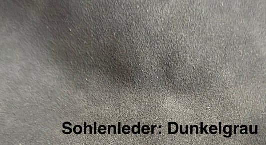 Sohlenleder Dunkelgrau