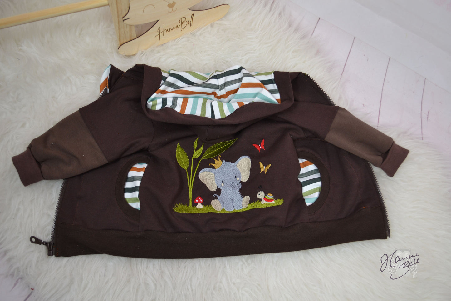 Individuelle Sweatjacke für Kinder - Wunschfarben & Stickerei, viele Motive, Größen 56-128